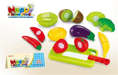 10PCS可切水果蔬菜套装