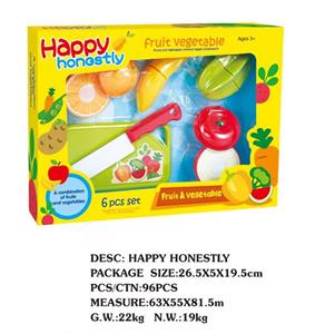 可切水果蔬菜套装/6PCS