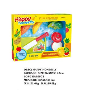 可切水果蔬菜套装/6PCS