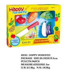 可切水果蔬菜套装/6PCS