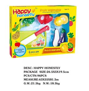 可切水果蔬菜套装/6PCS