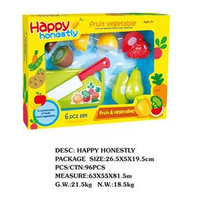 可切水果蔬菜套装/6PCS