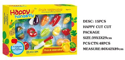可切水果蔬菜套装/15PCS