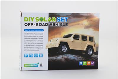 Self-installed solar police car