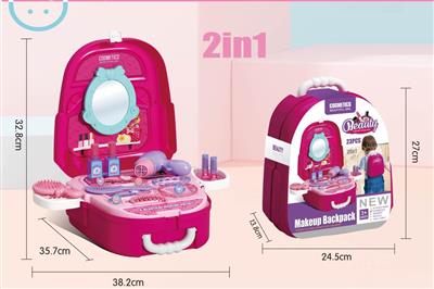 2-in-1 makeup travel bag