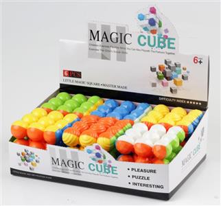Third-order sphere solid color cube (three mixed)