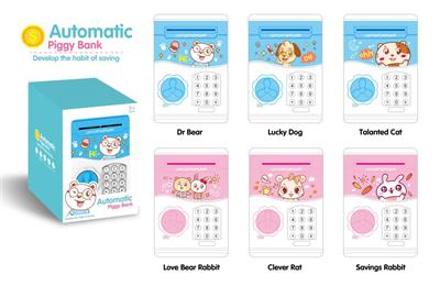 Fully automatic portable piggy bank