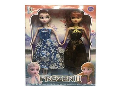 第4代11.5寸实身冰雪公主2款混装