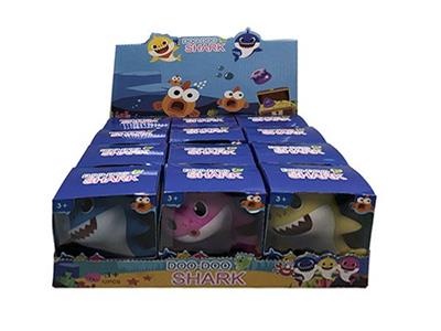 6.5寸搪胶鲨鱼宝宝带吸水喷水功能12PC
