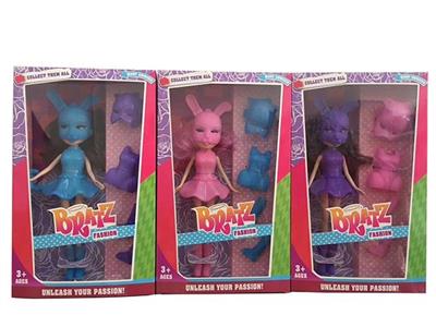 9寸实身彼得兔芭比带面具