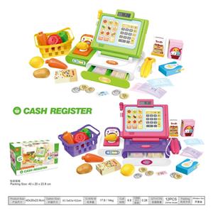 超市收银机带话筒/声音/灯光，计算功能，2色混装