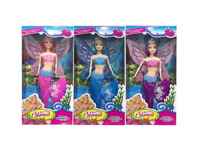 11.5寸12关节实身蝴蝶芭比翅膀