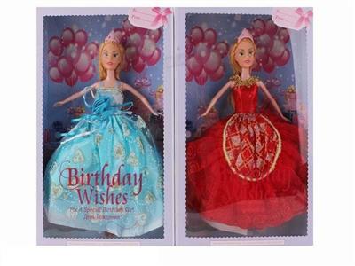 高档惊喜生日礼物11.5寸实身婚纱公主芭比