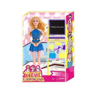 高档美泰版高档老师主题11.5寸11关节实身芭比带黑板和教材