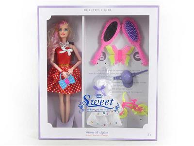 高档主题芭比11.5寸11关节实身芭比配件