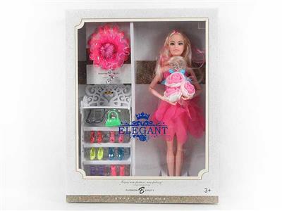 高档主题芭比11.5寸11关节实身芭比配件