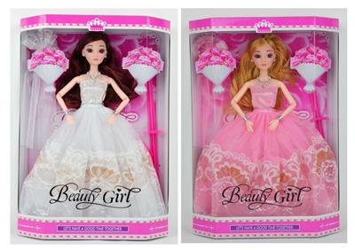 11.5寸12关节实身3D活眼婚纱新娘