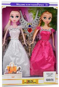 11.5寸实身冰雪芭比姐妹