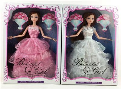 11.5寸12关节实身婚纱芭比