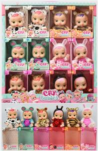 5 Inch Crying Doll 6 Mixed 12 Packs