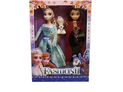4th generation 11.5 inch real body snow and ice Barbie 2 mixed with snow treasure