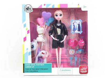 4th generation 11.5 inch 12-joint solid fashion ice and snow Barbie with blister accessories