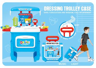 Two-in-one medical tool trolley case