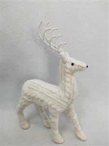 22 * 8 * 35CM Standing White Deer