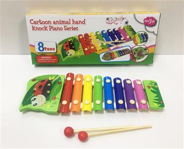 Wooden cartoon ladybird 8-tone percussion