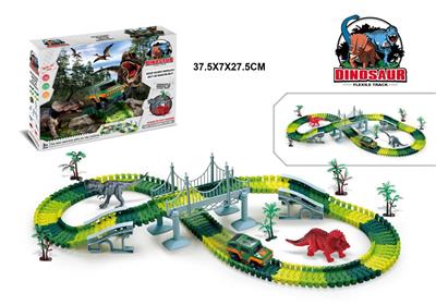 Fast Speed Electric Dinosaur Railcar_x000D_
(No luminous light, 192PCS)