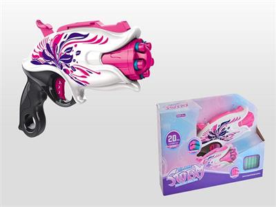 Soft bullet gun (10 round head bullets & 10 suction plate bullets)