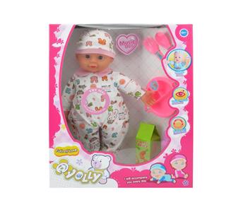 15 inch doll with ten sound IC window box (with accessories)