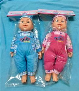 16 inch doll 2 colors mixed with ten sound IC (card head bag)