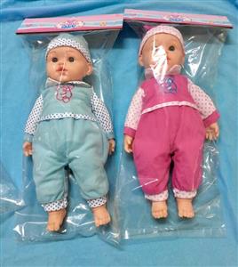 16 inch doll with 2 colors mixed ten sound IC (card head bag)