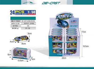 DIE-CAST SLIDING RACING