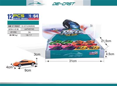 DIE-CAST SLIDING RACING