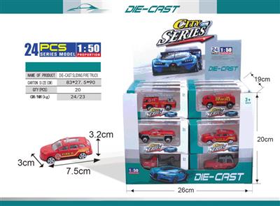 DIE-CAST SLIDING FIRE TRUCK