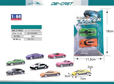 DIE-CAST SLIDING RACING