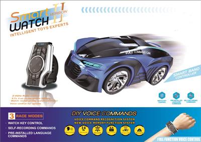 2nd generation new revision (blue) smart three-mode watch voice-controlled car