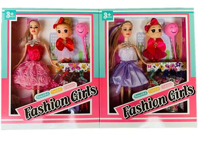 High-end boxed 11.5 inch real body fashion barbie with confused doll with balloons