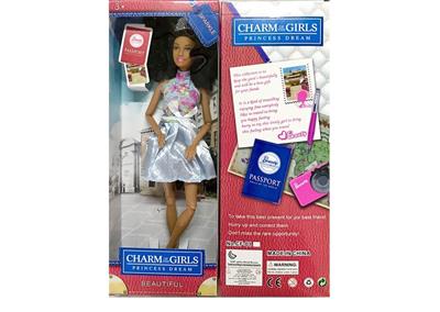 High-end boxed 11.5 inch solid body 12 joints black fashion barbie