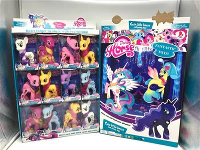最新版6大主题搪胶中号马宝丽12PC