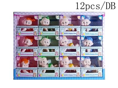 5.5寸搪胶爬行娃娃 12pcs