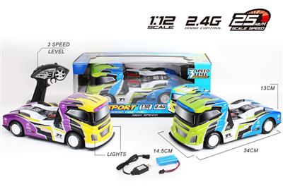 1:12 PVC 2.4G变档遥控货柜车
