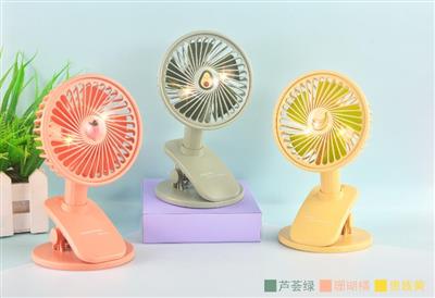 Fruit net cover clip lighting lithium electric fan
