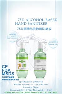 FUPEI 75% Alcohol-Free Hand Sanitizing Gel