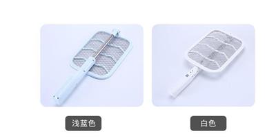 Telescopic folding electric mosquito swatter