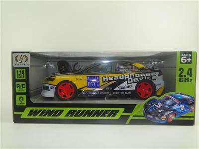 1:4 PVC 2.4G四通遥控车(透明窗)