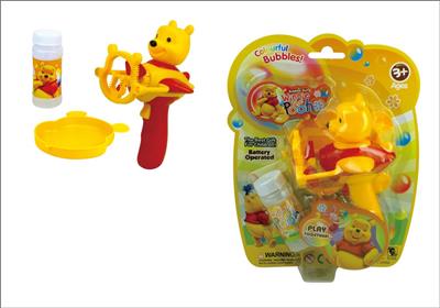 Electric Pooh Bear Symphony Bubble Gun