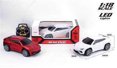 1:18兰博基尼SUV越野四通摇控车模 不包电